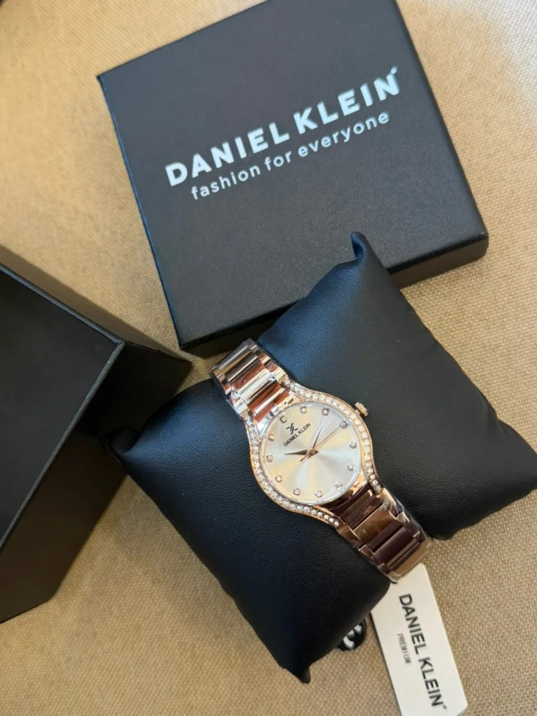 Daniel Klein rose gold ladies watch