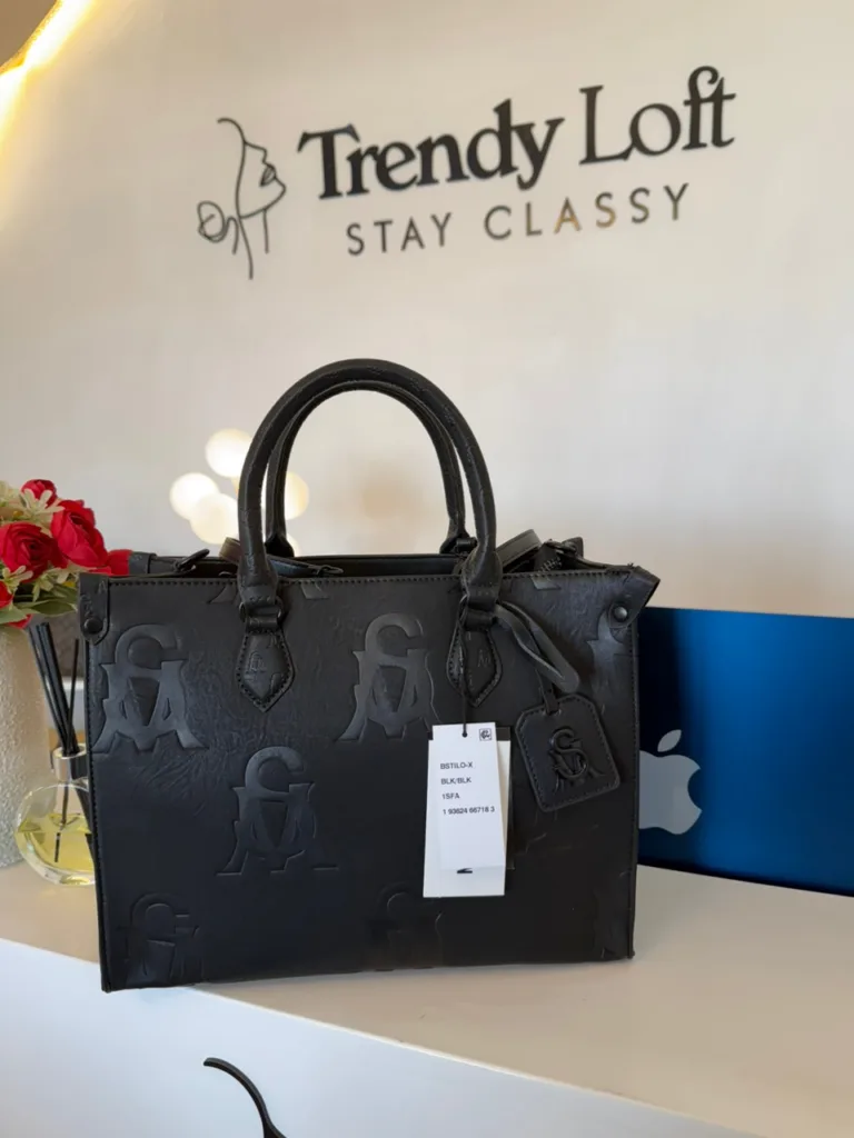 Steve Madden black tote bag