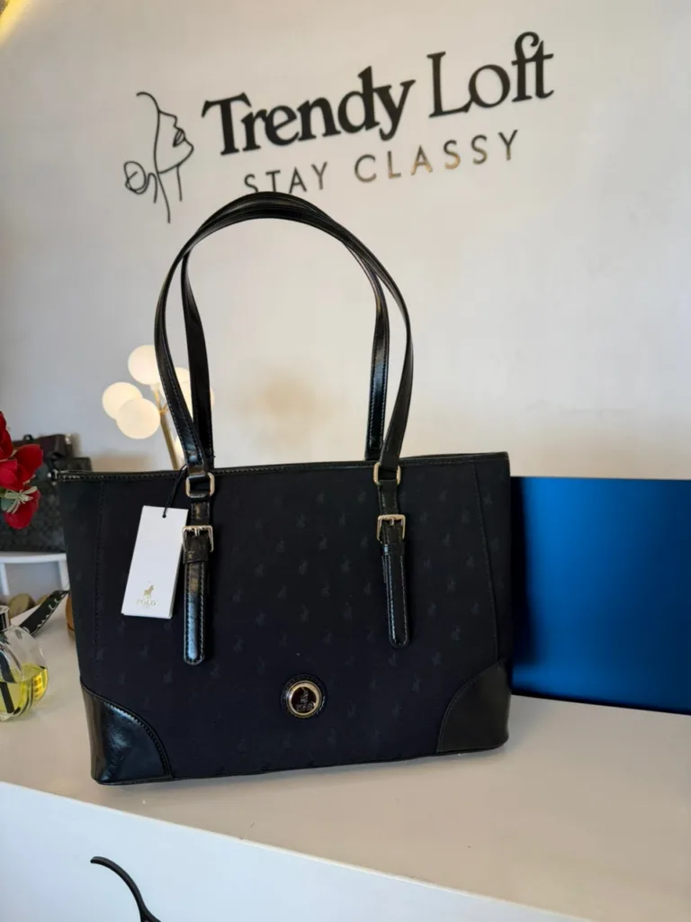 Polo black market tote bag
