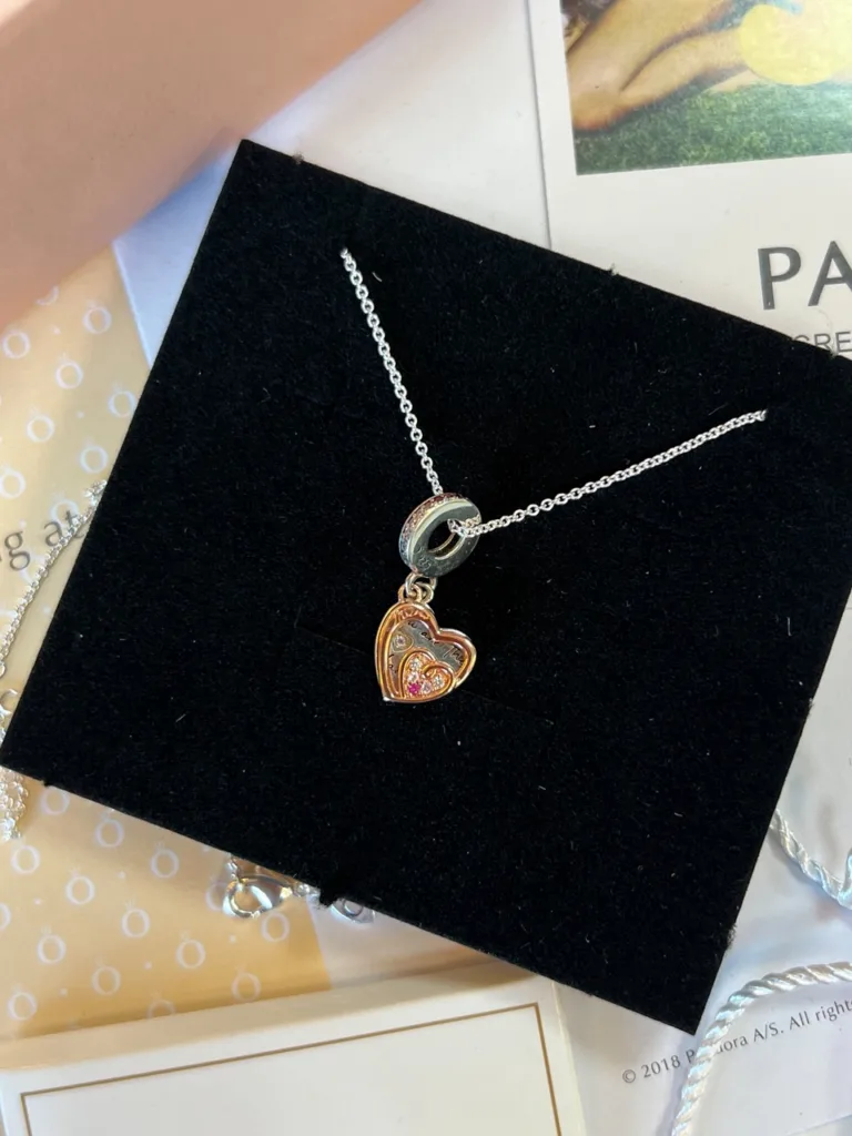 “You’re the love of our family” necklace