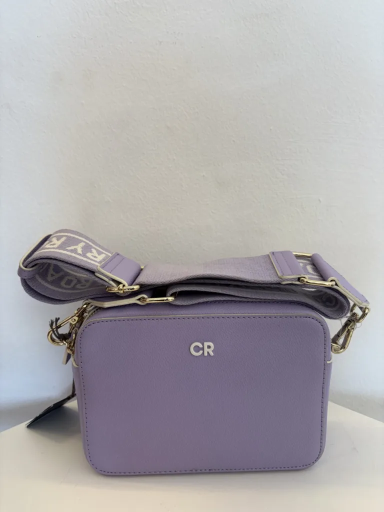 Country Road lilac camera bag