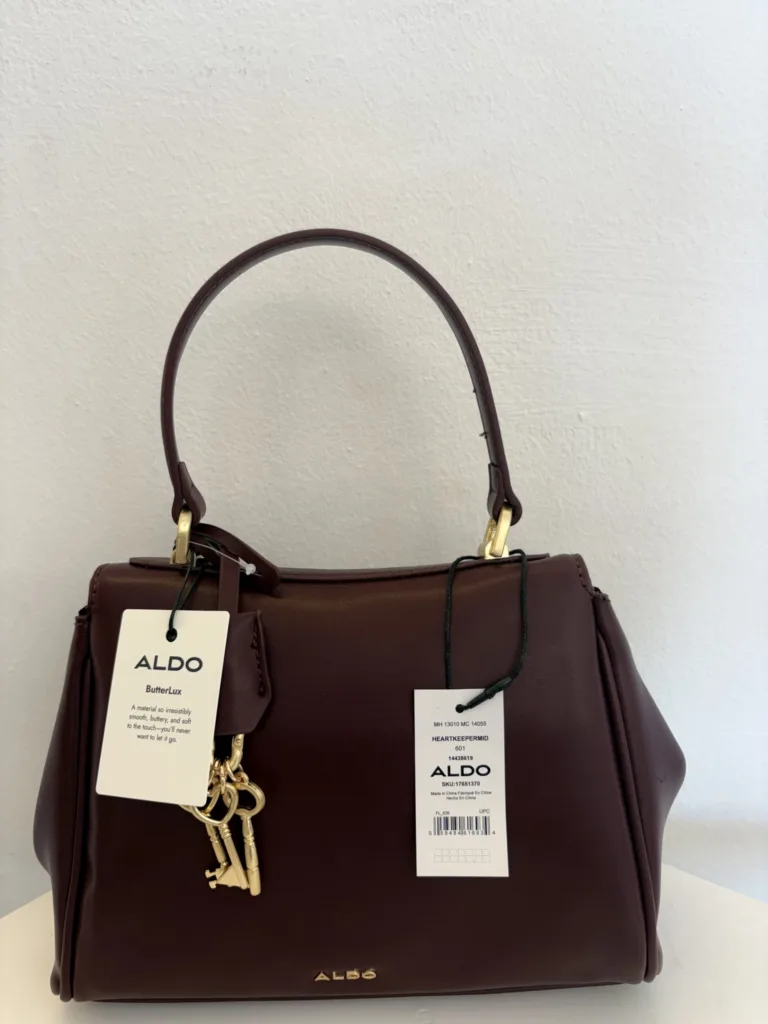Aldo burgundy handbag