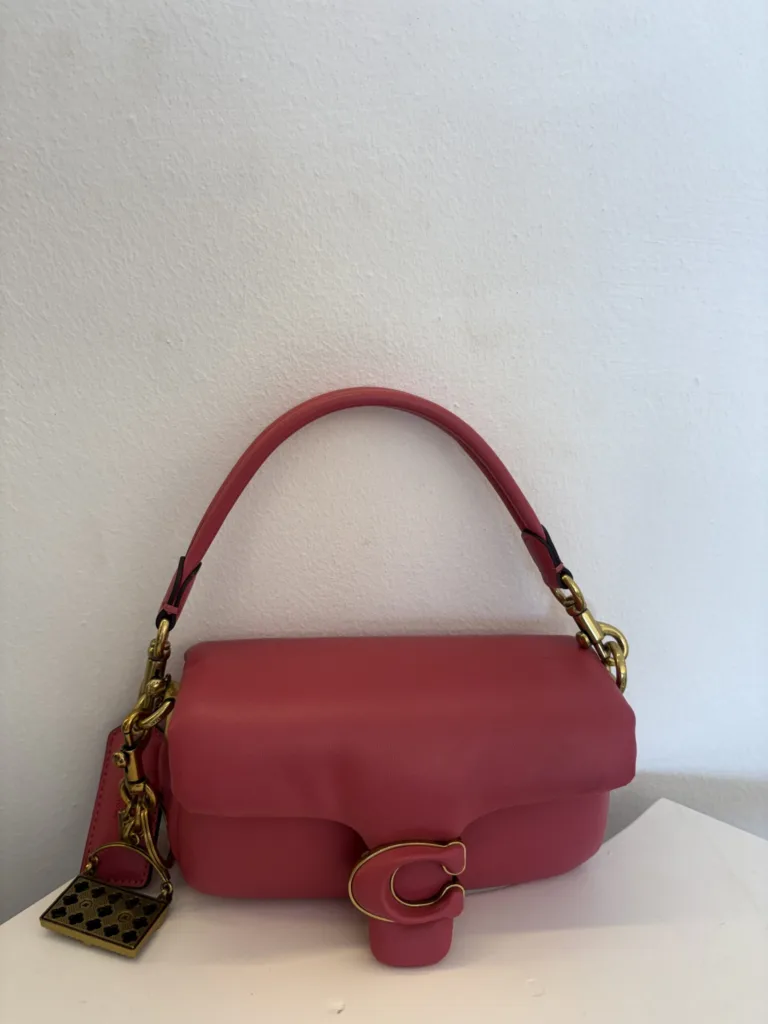 Coach hot pink flap crossbody