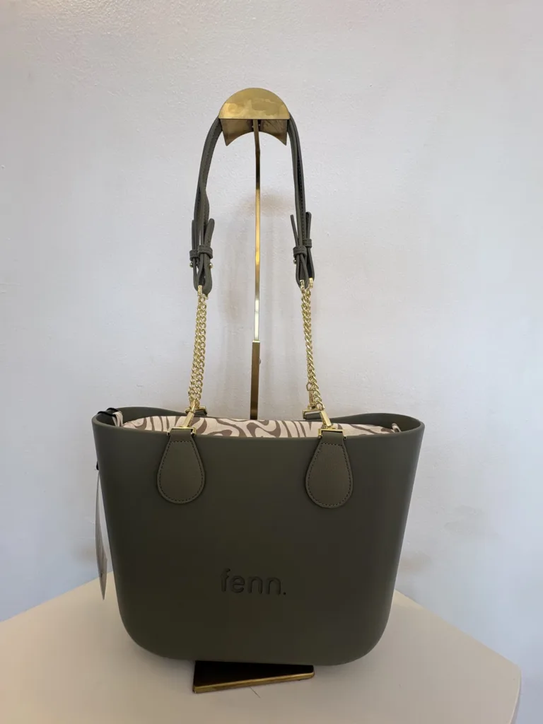 Country Road olive green bucket tote