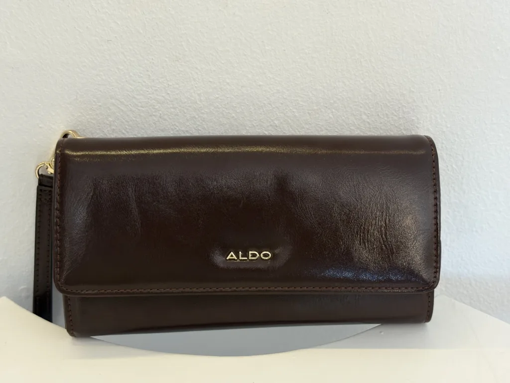 Aldo brown long wallet