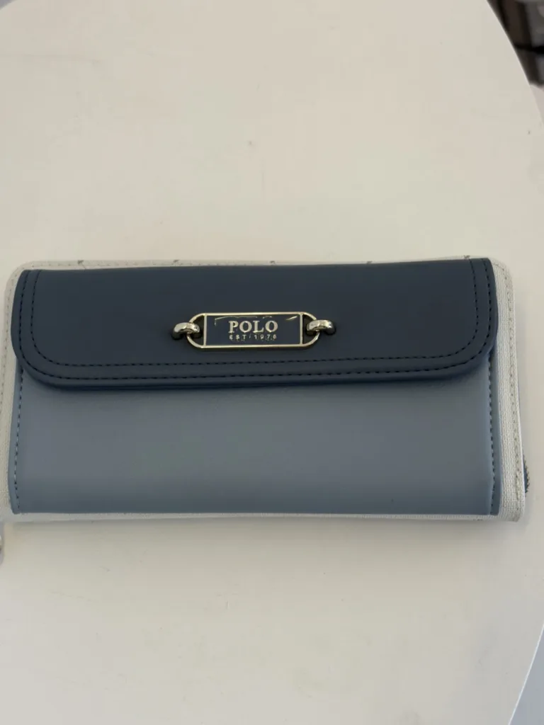 Polo light blue long wallet